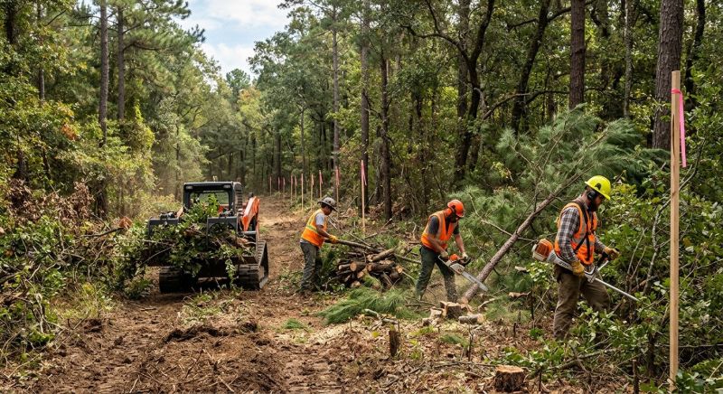 Pool Land Clearing in Gwinnett County, GA